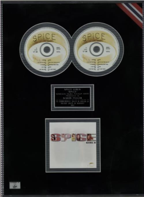 Spice Girls Spice award disc Norwegian PICAWSP589813