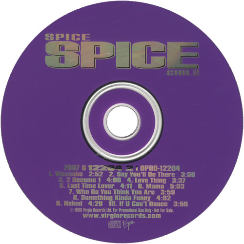 Spice Girls Spice CD album (CDLP) US PICCDSP89244