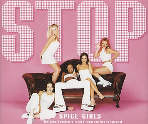Spice Girls Stop + 3 Live Trks CD single (CD5 / 5") UK PICC5ST107997