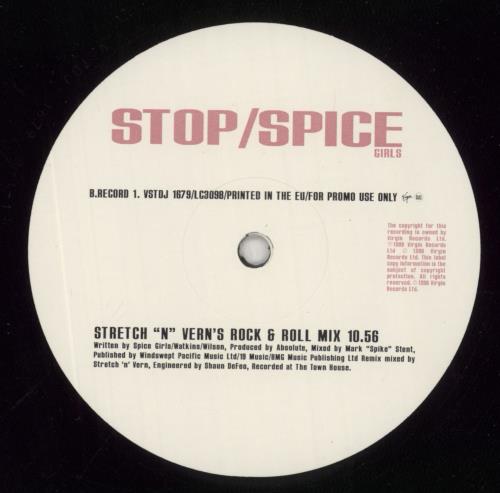 Spice Girls Stop 12" vinyl single (12 inch record / Maxi-single) UK PIC12ST107481