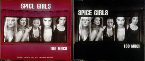Spice Girls Too Much 2-CD single set (Double CD single) UK PIC2STO188983