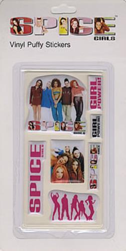 Spice Girls Vinyl Puffy Stickers memorabilia German PICMMVI351881