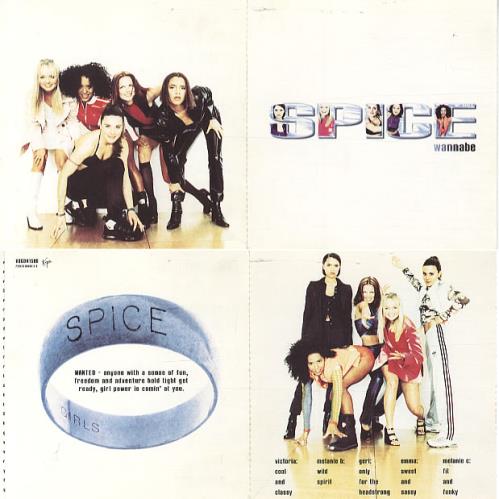 Spice Girls Wannabe + Postcards CD single (CD5 / 5") UK PICC5WA75554