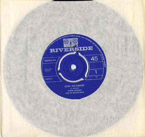 Spider Johnson Doin' The Popeye 7" vinyl single (7 inch record / 45) UK VPI07DO558518