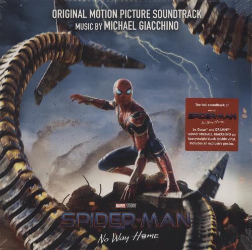Spiderman Spider-Man: No Way Home - Sealed 2-LP vinyl record set (Double LP Album) UK XPJ2LSP835683