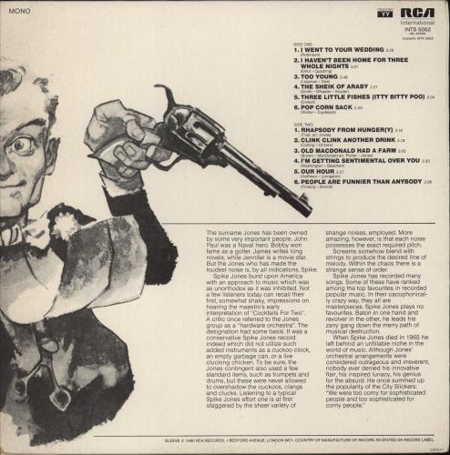 Spike Jones I Went To Your Wedding vinyl LP album (LP record) UK SKJLPIW341914