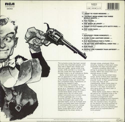 Spike Jones I Went To Your Wedding vinyl LP album (LP record) German SKJLPIW787262