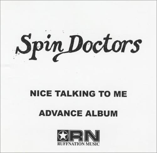 Spin Doctors Nice Talking To Me CD album (CDLP) US SPDCDNI397483