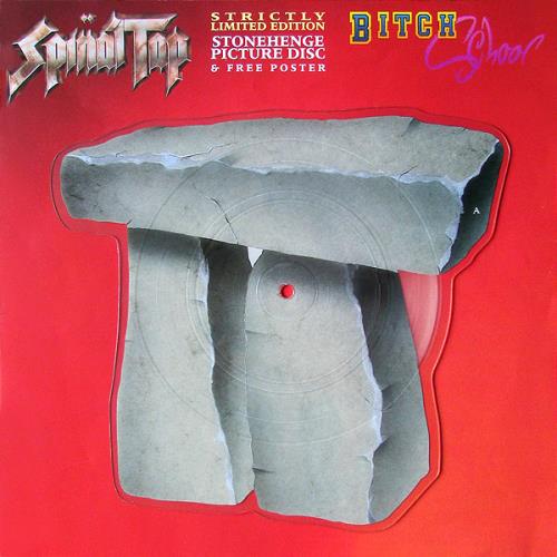 Spinal Tap Bitch School - Stonehenge Shaped Picture Disc + Poster shaped picture disc (picture disc vinyl record) UK TAPSHBI82560