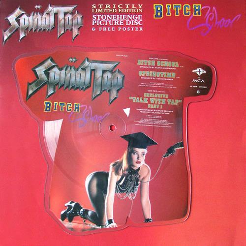 Spinal Tap Bitch School - Stonehenge Shaped Picture Disc + Poster shaped picture disc (picture disc vinyl record) UK TAPSHBI82560