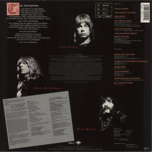 Spinal Tap Break Like The Wind vinyl LP album (LP record) UK TAPLPBR329373