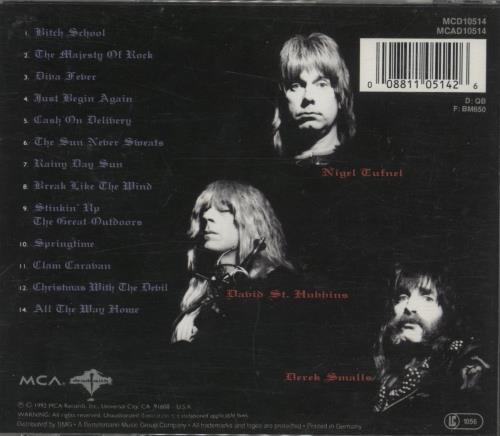 Spinal Tap Break Like The Wind CD album (CDLP) US TAPCDBR870993