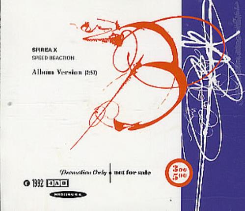 Spirea X Speed Reaction CD single (CD5 / 5") US EAXC5SP300665