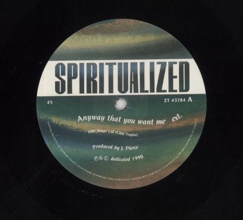 Spiritualized Anyway That You Want Me 12" vinyl single (12 inch record / Maxi-single) UK SPZ12AN87210