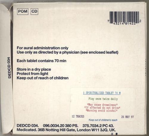 Spiritualized Ladies And Gentlemen - Tablet Box - EX CD album (CDLP) UK SPZCDLA692422