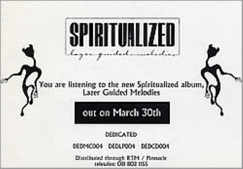 Spiritualized Lazer Guided Melodies display UK SPZDILA279556