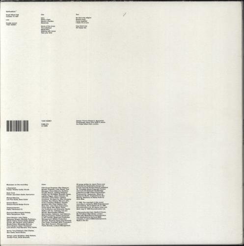 Spiritualized Royal Albert Hall October 10 1997 2-LP vinyl record set (Double LP Album) UK SPZ2LRO173604