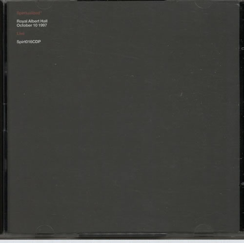 Spiritualized Royal Albert Hall, October 10, 1997 Live 2 CD album set (Double CD) UK SPZ2CRO633863
