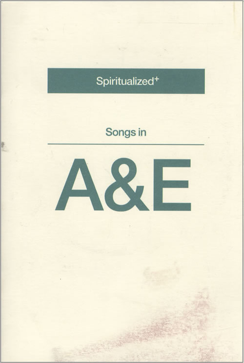 Spiritualized Songs In A&E CD album (CDLP) UK SPZCDSO454150