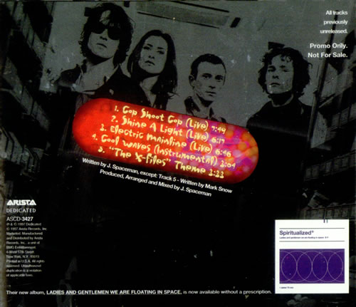 Spiritualized Supplementary Dosage CD single (CD5 / 5") US SPZC5SU113025