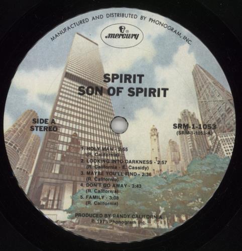 Spirit Son Of Spirit vinyl LP album (LP record) US SRTLPSO314264