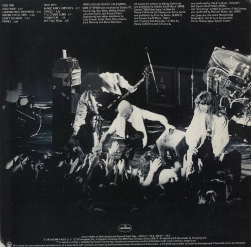 Spirit Son Of Spirit vinyl LP album (LP record) US SRTLPSO314264