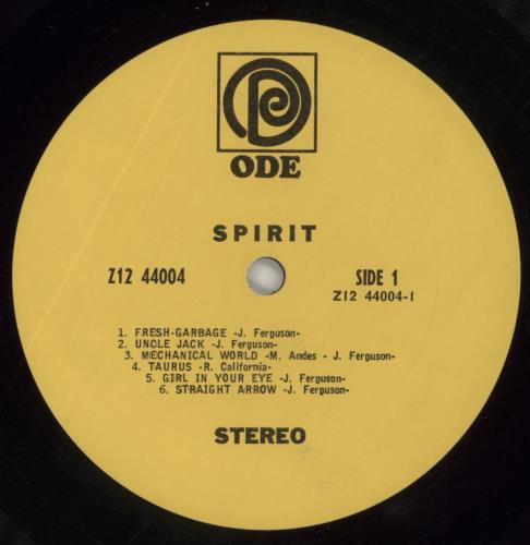 Spirit Spirit - 1st - VG vinyl LP album (LP record) US SRTLPSP859326