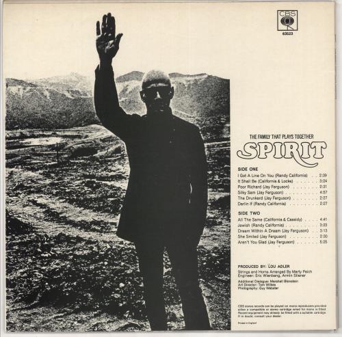 Spirit The Family That Plays Together - 2nd vinyl LP album (LP record) UK SRTLPTH542060