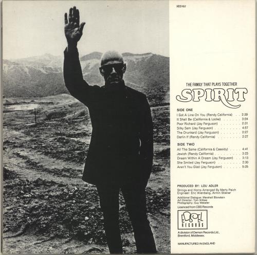 Spirit The Family That Plays Together vinyl LP album (LP record) UK SRTLPTH466224
