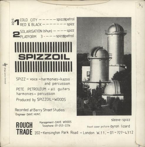 Spizz Cold City : 4 7" vinyl single (7 inch record / 45) UK SZZ07CO305654