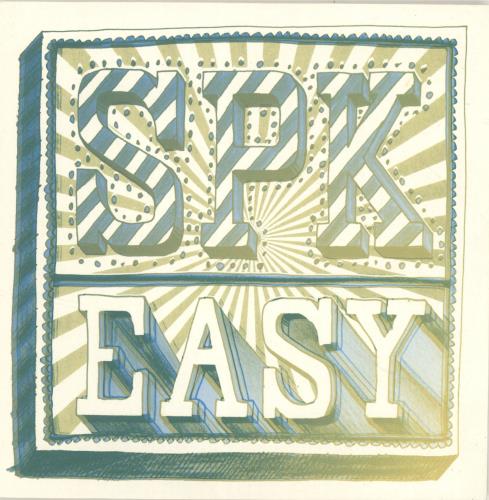 SPK (Dance) Easy 7" vinyl single (7 inch record / 45) UK YRL07EA689928