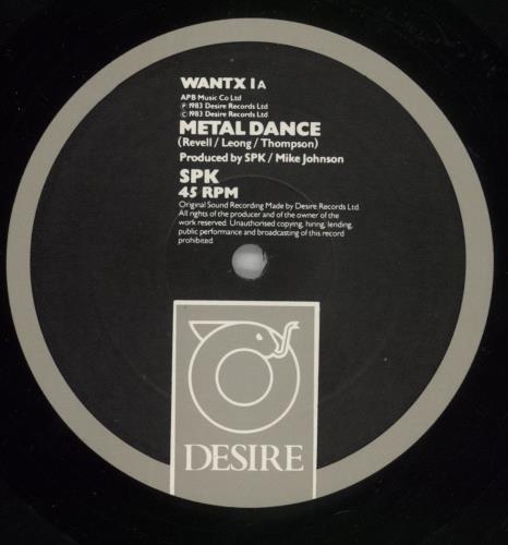 SPK Metal Dance 12" vinyl single (12 inch record / Maxi-single) UK KPS12ME629681