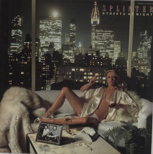 Splinter Streets At Night vinyl LP album (LP record) Japanese S-RLPST676604