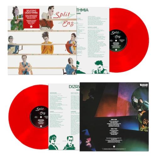 Split Enz Dizrythmia - Red Vinyl vinyl LP album (LP record) UK ENZLPDI748162