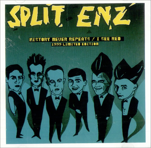 Split Enz History Never Repeats / I See Red CD album (CDLP) Australian ENZCDHI500583