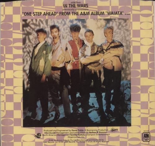 Split Enz One Step Ahead - Laser Etched 7" vinyl single (7 inch record / 45) US ENZ07ON31055