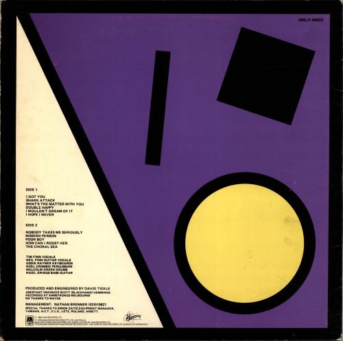 Split Enz True Colours - Laser Etched - Purple p/s - EX vinyl LP album (LP record) UK ENZLPTR695110