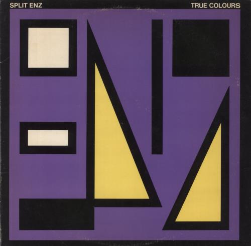 Split Enz True Colours - Purple P/S vinyl LP album (LP record) UK ENZLPTR660351