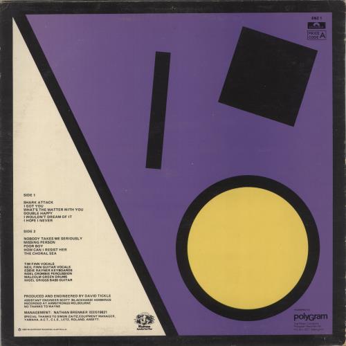 Split Enz True Colours vinyl LP album (LP record) New Zealand ENZLPTR882336