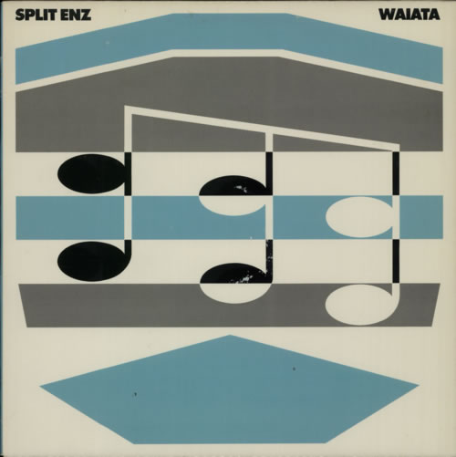 Split Enz Waiata - Blue/Grey vinyl LP album (LP record) US ENZLPWA190804