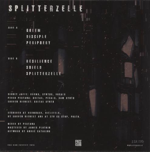 Splitterzelle Splitterzelle - Blue Vinyl vinyl LP album (LP record) UK 9ZRLPSP872764