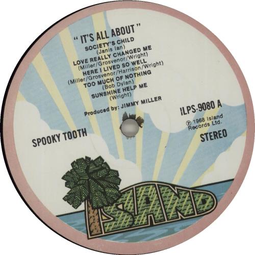 Spooky Tooth It's All About - VG/EX vinyl LP album (LP record) UK OOKLPIT683765