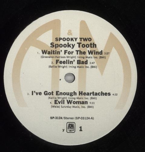Spooky Tooth Spooky Two vinyl LP album (LP record) US OOKLPSP869559