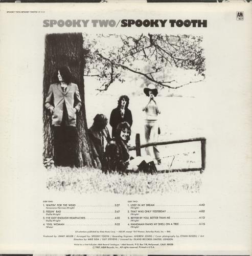 Spooky Tooth Spooky Two vinyl LP album (LP record) US OOKLPSP869559