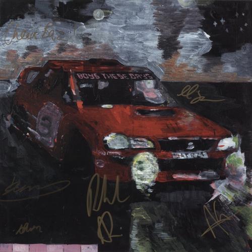 Sports Team Boys These Days - Pink Vinyl - Autographed vinyl LP album (LP record) UK 1T3LPBO876678