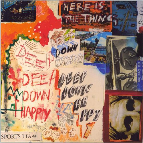 Sports Team Deep Down Happy - Orange Vinyl vinyl LP album (LP record) UK 1T3LPDE800147