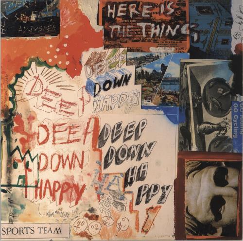 Sports Team Deep Down Happy - White with Multicolor Splatter Vinyl + UK/EU sleeve vinyl LP album (LP record) US 1T3LPDE859479