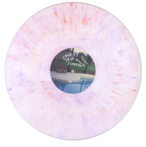 Sports Team Deep Down Happy - White with Multicolor Splatter Vinyl + UK/EU sleeve vinyl LP album (LP record) US 1T3LPDE859479