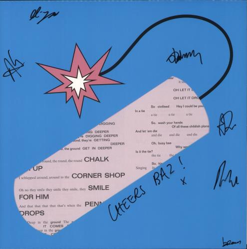 Sports Team Gulp! - 180g Yellow Vinyl - Alternate Blue Sleeve - Autographed vinyl LP album (LP record) UK 1T3LPGU875978