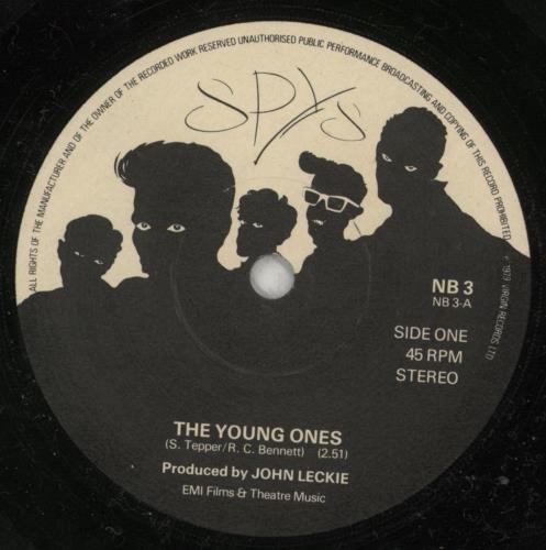 Spys (UK) The Young Ones 7" vinyl single (7 inch record / 45) UK SPY07TH05618